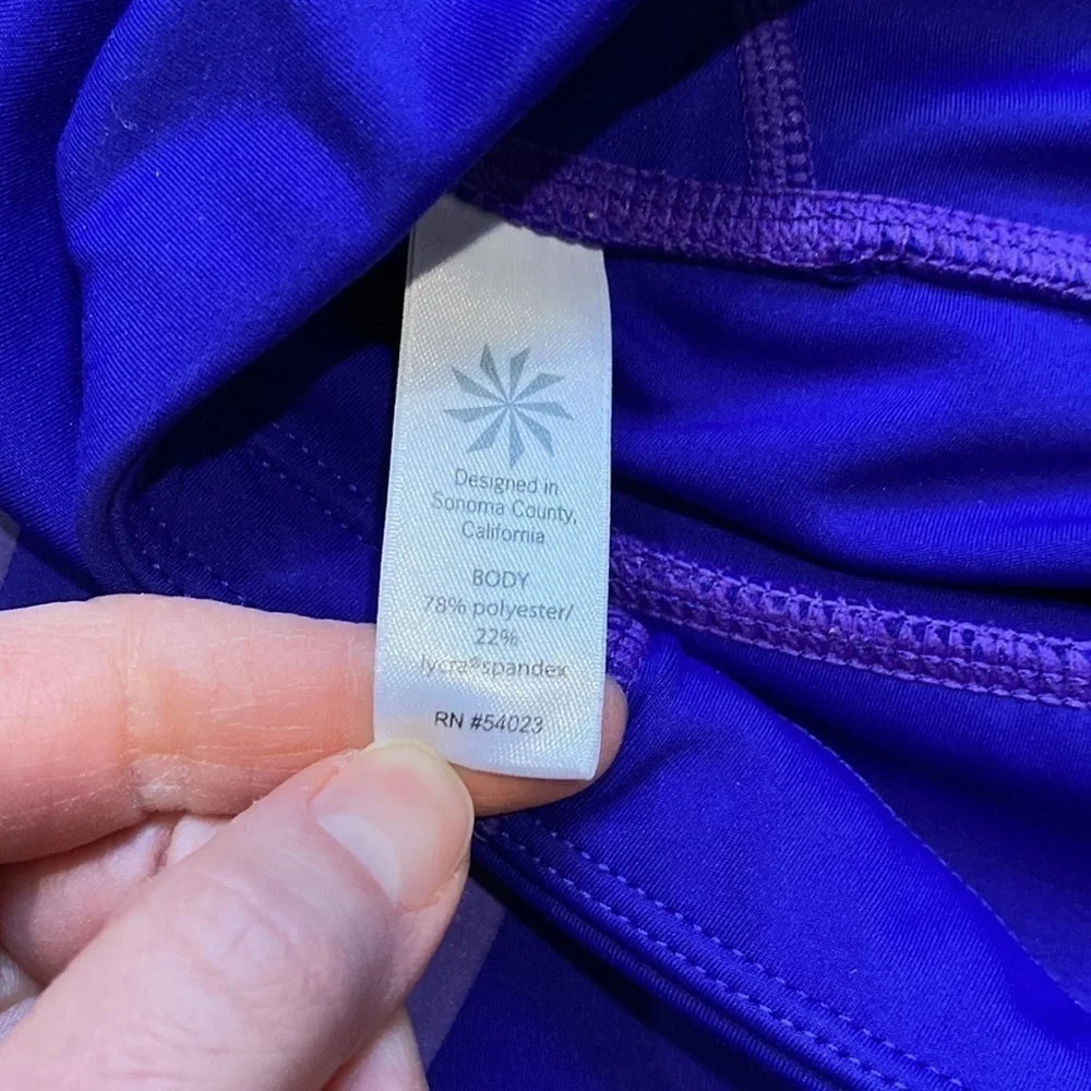 Athleta Sonar Reflective Gel Crop Leggings